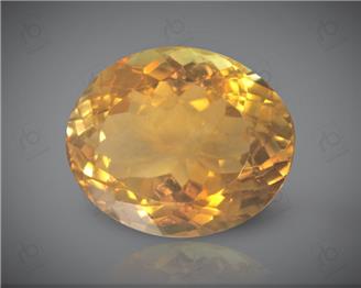 Yellow Citrine Natural Certified  8.95CTS-8529